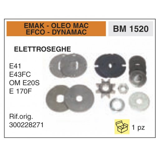 Frizione Elettroseghe EMAK OLEO MAC EFCO DYNAMA E41 E43FC OM E20S E 170F