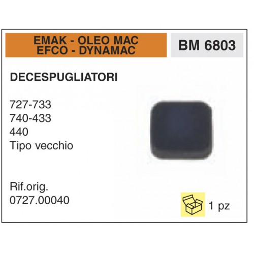 Filtro Aria Decespugliatori EMAK OLEO MAC EFCO DYNAMAC 727-733 740-433 440 Tipo