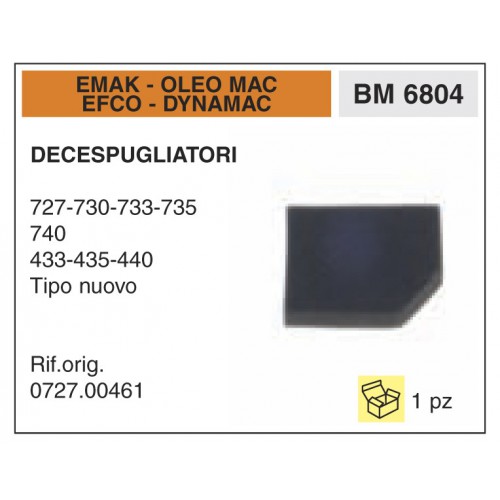 Filtro Aria Decespugliatori EMAK OLEO MAC EFCO DYNAMAC 727-730-733-735 740 433-4