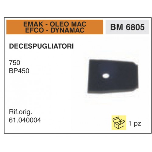 Filtro Aria Decespugliatori EMAK OLEO MAC EFCO DYNAMAC 750 BP450