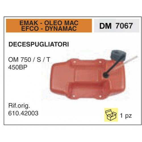 Serbatoio Benzina Emak Oleo Mac Efco Dynamac Decespugliatori OM750 / S / T 450BP