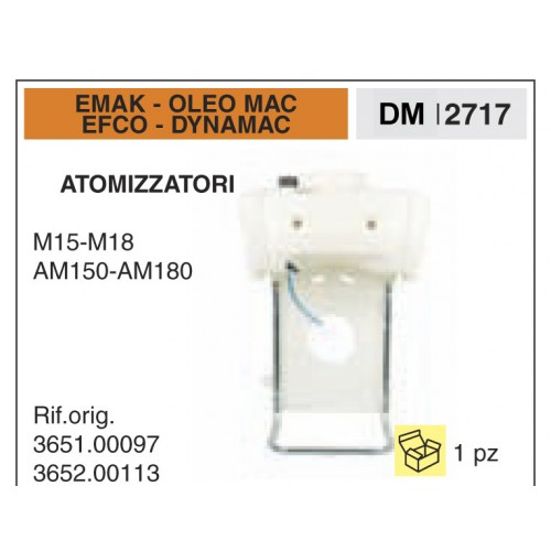 Serbatoio Benzina Emak Oleo Mac Efco Dynamac Atomizzatori M15 M18 AM150 AM180