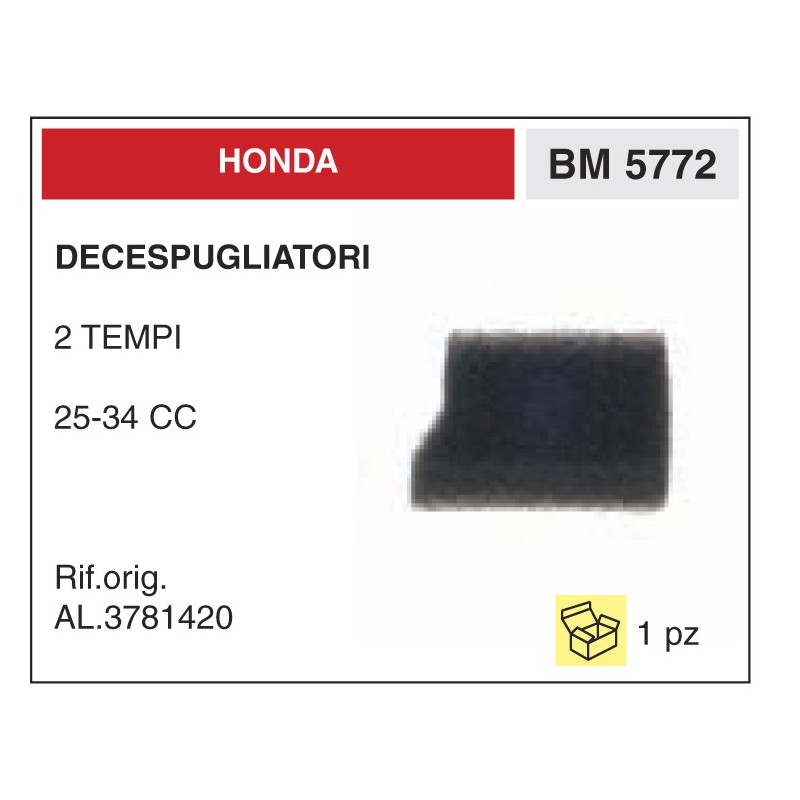 Filtro Aria Decespugliatori Honda 25 34 CC