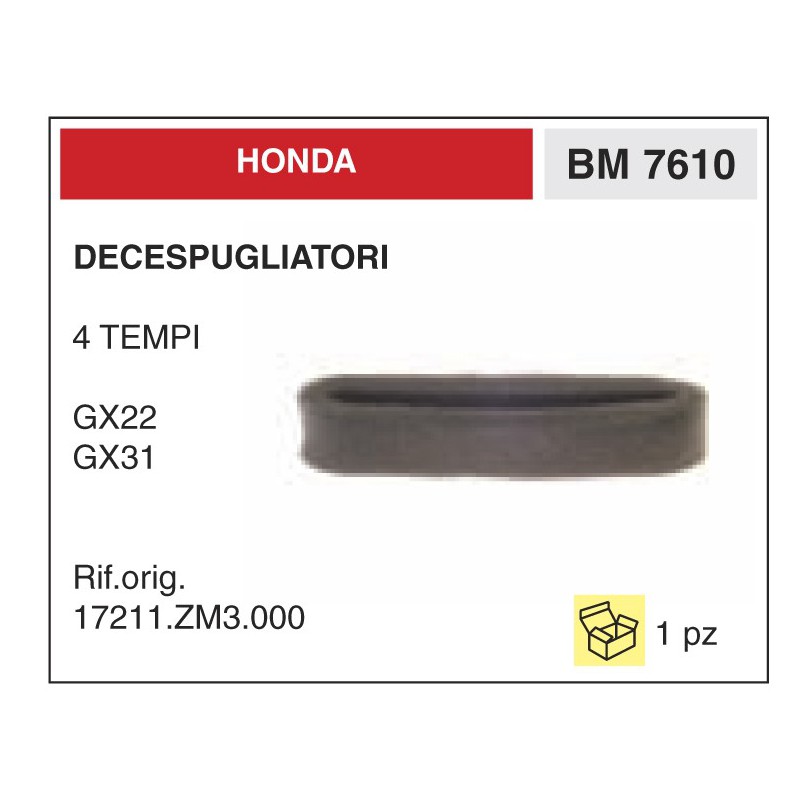 Filtro Aria Spugna Decespugliatori Honda GX22 GX31 Motore 4 Tempi