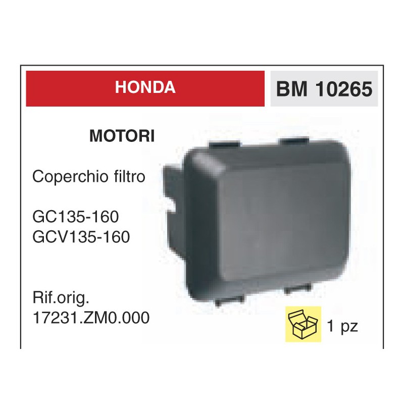 Filtro Aria Motori Honda Coperchio filtro GC135-160 GCV135-160