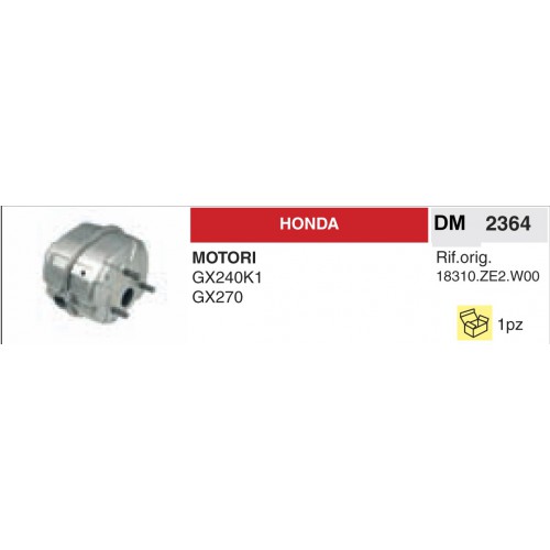 Marmitta Motori Honda GX240K1 GX270