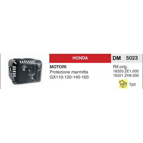 Marmitta Motori Honda Protezione marmitta GX110-120-140-160