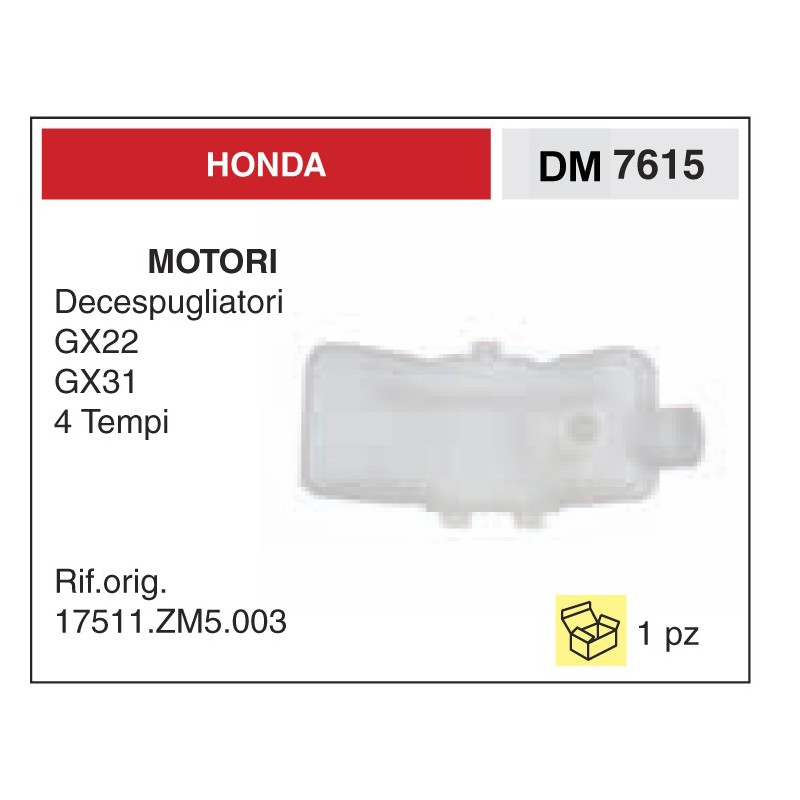 Serbatoio Benzina Honda Motori Decespugliatori GX22 GX31 4 Tempi