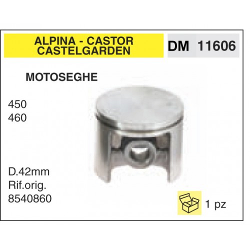 Pistone e Segmenti Alpina Castor Castelgarden 450 460